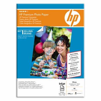 Papier HP Premium Photo błyszczący A4 240g/20ark - Q2519A