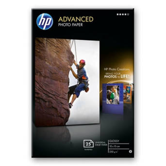 Papier HP Advanced Photo A6 10cmX15cm 250g/25ark - Q8691A