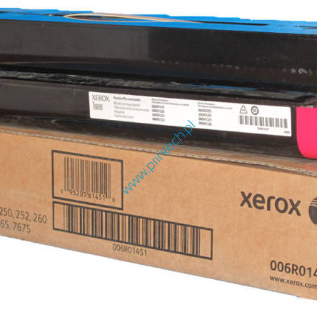 Toner Xerox WorkCentre 7655 / 7665 / 7675 Magenta - 006R01451, XEROX WORKCENTRE  7655, XEROX WORKCENTRE 7665, XEROX WORKCENTRE 7675, XEROX DOCUCOLOR DC240, XEROX DOCUCOLOR DC250, XEROX DOCUCOLOR DC242, XEROX DOCUCOLOR DC252
