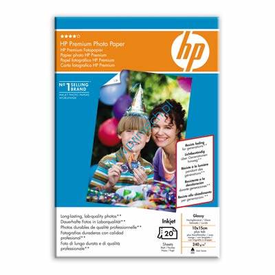 Papier HP Premium Plus High-gloss A6 10cmX15cm 240g/20ark - Q1991A