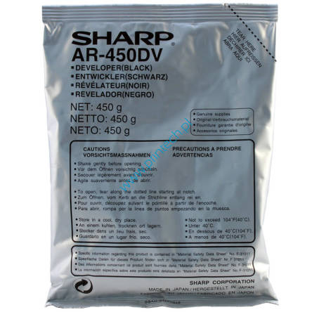 Developer Sharp AR-450DV, Tonery, developery Wrocław, do maszyn: ARM350/AR450/AR300U/AR350U/AR450U/AR300N/AR350N/AR450N/ARP300/ARP350/ARP450