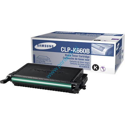 Toner Samsung CLP-610 / CLP-660 - CLP-K660B Black